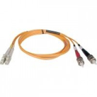 EATON TRIPP LITE SERIES CONNECTIVIT N518-15M 50FT DUPLEX MMF FIBER PATCH CABLE 15M 50/125 LC/ST MMF