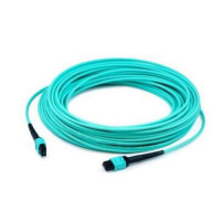 Addon ADD-MPOMPO-12M5OM4 12M MPO/UPC TO MPO/UPC AQUA OM4 OFNR (RISER-RATED) 12-STRAND FIBER PATCH CABLE