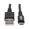 EATON TRIPP LITE SERIES CONNECTIVIT U050-010-GY-MAX 10FT USB-A TO MICRO USB-B M/M CHARGE SYNC CABLE