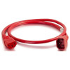 C2G 17535 POWER CORD - POWER IEC 320 EN 60320 C14 - MALE LEFT GENDER - POWER IEC 320 EN 60