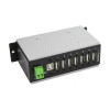 Startech HB20A7AME INDUSTRIAL 7 PORT USB 2.0 HUB W/USB TYPE-A SCREW LOCK PORTS 480MBPS - RUGGED MET