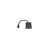 Rocstor Y10A185-B1 MINI HDMI TO VGA ADAPTER ADAPTER - UP TO 1920X1080 - HDMI (MINI TYPE C) DIGITAL