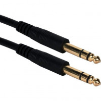 Qvs TRS-06 6FT 1/4 MALE TO MALE AUDIO CABLE