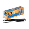 Fellowes 52325 PLASTIC COMBS - ROUND BACK, 3/8, 55 SHEETS, BLACK, 100 PK - GIVES A PROFESSIONAL