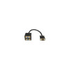 Rocstor Y10A209-B1 PREMIUM 1 FT (0.3M) VGA TO 2X VGA VIDEO SPLITTER CABLE M/F - DB-15 MALE - DB-15