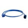 C2G 17480 POWER CORD - C14 - MALE LEFT GENDER - C13 - FEMALE RIGHT GENDER - 2FEET LENGTH -