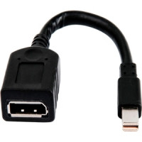 4xem 4XMDPMDPFA 6IN MINI DISPLAYPORT MALE TO DISPLAYPORT FEMALE CABLE ADAPTER