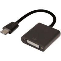 4xem 4XUSBCDVIAB USB TYPEC MALE TO DVI ADAPT 10IN USBC VIDEO CONVERTER BLACK