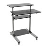 Tripp Lite WWSSRC ROLLING STANDING DESK WORKSTATION HEIGHT ADJUSTABLE MOBILE