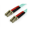 Startech A50FBLCLC15 OM3 LC TO LC MULTIMODE DUPLEX FIBER OPTIC PATCH CABLE HAS 50/125 MICRON FIBER AN