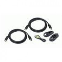 Iogear G2L9203UTAA3 10 FT. DUAL VIEW DISPLAYPORT, USB KVM CABLE KIT WITH AUDIO (TAA)