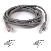 Belkin A3L781-07 PATCH CABLE - RJ-45(M) - RJ-45(M) - UTP - CAT5E - 7FT - GRAY