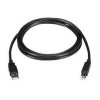Black Box USB06-0006 USB 2.0 CABLE - TYPE A MALE TO TYPE MINI-B MALE, BLACK, 6-FT. (1.8-M)