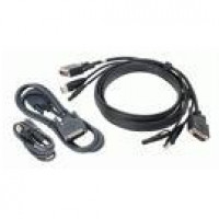 Iogear G2L7203UTAA3 10 FT. DUAL VIEW DVI, USB KVM CABLE KIT WITH AUDIO (TAA)