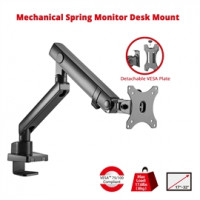 Siig CE-MT2T12-S1 SPRING ASSISTED FULL-MOTION (TILT, SWIVEL, ROTATE, HEIGHT ADJUSTMENT) SINGLE MON