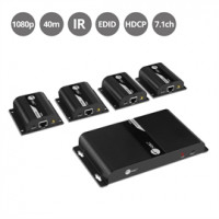 Siig CE-H23U11-S1 1X4 HDMI EXTENDER/SPLITTER, EXTENDS 4X 1080P@60HZ VIDEO OUTPUT UP TO 130FT (40M)