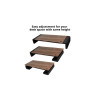 Siig CE-MT2Q12-S1 EASY FOLDING STAND WITH USB HUB HOLDS MONITORS, LAPTOPS, MOBILE PHONES, AND TABL