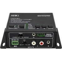 Siig CE-AU0011-S1 MINI DIGITAL AMPLIFIER, COMPACT SIZE AUDIO AMPLIFIER WITH 2 LINE-IN AND 1 MICROP