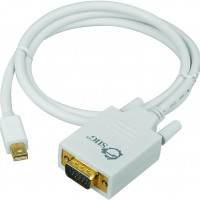 Siig CB-DP0Y11-S1 3FT MINI DISPLAYPORT TO VGA CONVERTER CABLE, MDP MALE TO VGA MALE CONVERTER, CO
