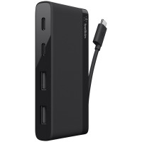 Belkin F4U090BTBLK USB-C 4-PORT MINI HUB