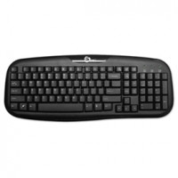 Siig JK-US0012-S1 STANDARD 103 KEY QWERTY KEYBOARD, WATER RESISTANT KEYBOARD, ERGONOMIC DESIGN, LO