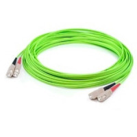 Addon ADD-SC-SC-6M5OM5 6M SC TO SC LIME GREEN OM5 DUPLEX OFNR (RISER-RATED) FIBER PATCH CABLE