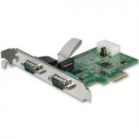 Startech PEX2S953LP 2-PORT PCI EXPRESS RS232 SERIAL CONTROLLER CARD W/16950 UART/ASIX AX99100 - BI-D