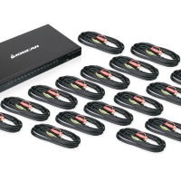 Iogear GCS1816HKITU 16-PORT USB HDMI KVM W CABLE KIT TAA COMPLIANT