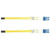 Black Box FOSM-010M-LCLC OS2 9/125 SINGLEMODE FIBER OPTIC PATCH CABLE - OFNR PVC, LC TO LC, YELLOW, 10-M