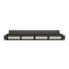 Black Box JPM810A-HD CAT5E FEED-THROUGH PATCH PANEL - 1U, UNSHIELDED, 48-PORT