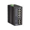 Black Box LIE1014A GIGABIT ETHERNET (1000-MBPS) EXTREME TEMPERATURE MANAGED POE+ SWITCH - (8) 10/10