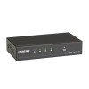 Black Box VSP-HDMI1X4-4K ENABLES HDMI VIDEO & AUDIO DISTRIBUTION FROM SOURCE TO DISPLAYS. ADVANCED EDID F
