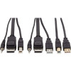 Eaton P783-010-U EATON TRIPP LITE SERIES DISPLAYPORT KVM CABLE KIT - DP, USB, 3.5 MM AUDIO (3XM/3