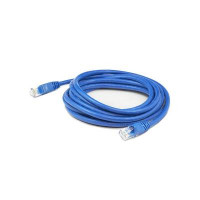 Addon ADD-35FCAT6-BE ADDON 35FT BLUE CAT 6 PVC ETHERNET CABLE SNAGLESS BUBBLE BOOT RJ-45 M/M