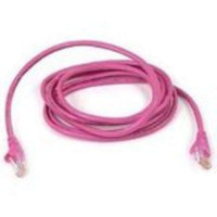 Belkin A3L980-01-PNK-S 1FT CAT6 PNK UTP SNAGLESS RJ45 M/M PATCH CABLE BAG LABEL