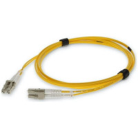 Addon ADD-LC-LC-10M5OM4-YW ADDON 10M LC TO LC YELLOW OM4 DUPLEX OFNR (RISER-RATED) FIBER PATCH CABLE