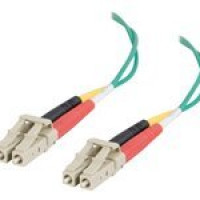 C2G 37370 1M FIBRE LC/LC MMF 50/125 PVC DUPLEX GREEN PATCH CORD