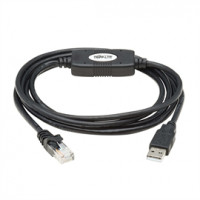 Tripp Lite U009-006-RJ45-X USB-A TO RJ45 ROLLOVER CONSOLE CABLE (M/M) -CISCO COMPATIBLE, 250 KBPS, 6 FT., B