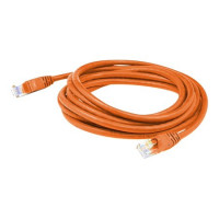 Addon ADD-10FCAT6AS-OE 10FT ORANGE CAT 6A SHIELDED PVC ETHERNET CABLE SNAGLESS EASY CLEAR BOOT RJ-45 M/