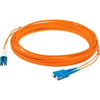 Addon ADD-SC-LC-0-3M6MMF ADDON 0.3M SC TO LC ORANGE OM1 DUPLEX OFNR (RISER-RATED) MMF FIBER PATCH CABLE