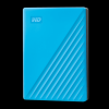 Western Digital WDBPKJ0040BBL-WESN WD 4TB MY PASSPORT PORTABLE HARD DRIVE 3.0 MODEL BLUE