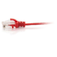 Addon ADD-1FSLCAT6-RD ADDON 1FT RED CAT 6 SLIM PVC ETHERNET CABLE SNAGLESS CLEAR-CLAW RJ-45 M/M