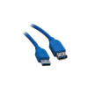 Eaton U324-016 EXTENSION CABLE - USB 3.0 A LEFT CONNECTOR - MALE LEFT GENDER - USB 3.0 A RIGHT