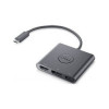 Dell DBQAUANBC070 USB-C TO HDMI/DISPLAYPORT ADAPTER WITH POWER PASS-THROUGH