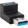 Eaton U324-000-UP EATON TRIPP LITE SERIES USB 3.0 SUPERSPEED ADAPTER - USB-A TO USB-A, M/F, UP ANG