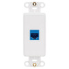 Eaton N042D-001V-WH EATON TRIPP LITE SERIES CENTER PLATE INSERT, DECORA STYLE - VERTICAL, 1 PORT, TA