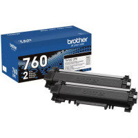 Brother GENUINE TN760 2PK HIGH-YIELD BLACK TONER CARTRIDGE MULTIPACK
