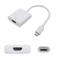 USBC2HDMIW 8IN USB 3.1 C TO HDMI M/F ADAP CABLE WHITE