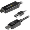 Startech HD2DPMM3M THIS 4K HDMI TO DISPLAYPORT CABLE WITH USB POWER LETS YOU CONNECT AN HDMI VIDEO