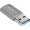 Rocstor Y10A207-G1 USB MALE TO USB-C FEMALE ADAP USB 3.0 TYPE-A MALE-USB TYPE-C GREY